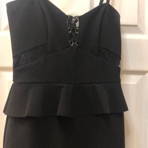 Parker peplum pencil dress